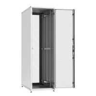 19"-Serverschrank SZB IT - 45 HE - 600 x 1200 mm - perforierte Türen - lichtgrau