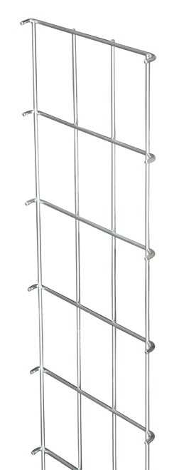 Gitter-Kabelrinne zur vertikalen oder horizontalen Kabelf&uuml;hrung im/am Netzwerkschrank - 2 m L&auml;nge