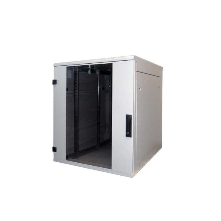 19"-Serverschrank RZA von TRITON - 22 HE - BxT 600x1000 mm - perforierte Türen - zerlegbar - lichtgrau