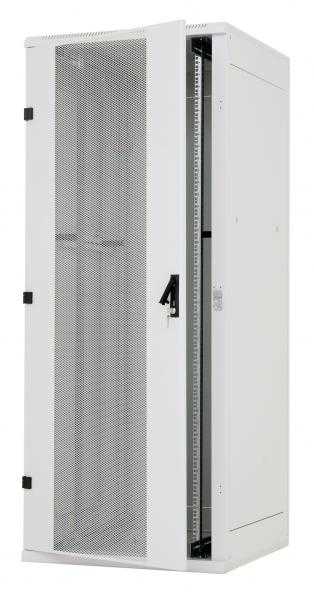 19"-Serverschrank/Netzwerkschrank RZA von TRITON - 45 HE - BxT 800x1000 mm - lichtgrau - perforierte Türen - zerlegbar