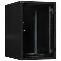 Schallgedämmter Serverschrank SILENCE RACK - 18 HE - 600 x 800 mm - schwarz