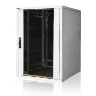 Schallgedämmter Serverschrank SILENCE RACK - 24 HE - 800 x 1.000 mm - lichtgrau