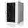 Schallgedämmter Serverschrank SILENCE RACK - 24 HE - 2 SILENT-Lüfter - 800 x 1000 mm - Sichttür - Vollblechtür - lichtgrau