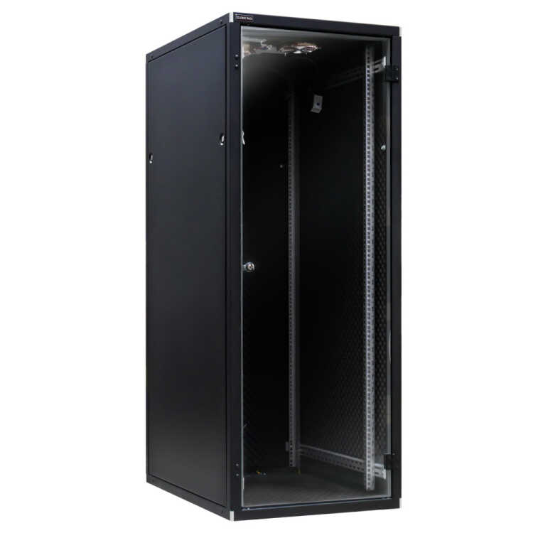 Schallgedämmter Serverschrank SILENCE RACK - 33 HE - 600 x 800 mm - schwarz