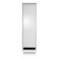 Schallgedämmter Serverschrank SILENCE RACK - 42 HE - 4 SILENT-Lüfter - 600 x 1.000 mm - Sichttür - Vollblechtür - lichtgrau