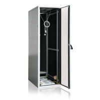 Schallgedämmter Serverschrank SILENCE RACK - 42 HE - 600 x 1.000 mm - lichtgrau