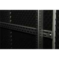 Schallgedämmter Serverschrank SILENCE RACK - 42 HE - 600 x 1.000 mm - lichtgrau