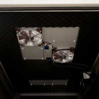 Schallgedämmter Serverschrank SILENCE RACK - 42 HE - 600 x 1.000 mm - schwarz