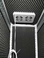 Schallgedämmter Serverschrank SILENCE RACK - 42 HE - 600 x 800 mm - lichtgrau