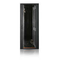 Schallgedämmter Serverschrank SILENCE RACK - 42 HE - 4 SILENT-Lüfter - 800 x 1.000 mm - Sichttür - Vollblechtür - schwarz