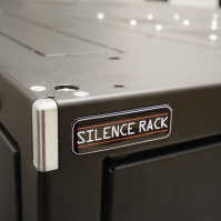 Schallgedämmter Serverschrank SILENCE RACK - 24 HE - 800 x 1.000 mm - Vollblechtüren - schwarz