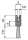 Bürstenleiste - 1 m Länge - 40 mm Bürstenlänge - für 50 mm Kabelöffnungen