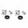 Befestigungssatz - Lochraster - 1 Satz - 3 Teile - M 6