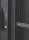 Perforierte Tür mit 80% Luftdurchlass für SZB IT Rack mit 42 HE x 800 mm Breite - 3-Punkt-Schliessung - schwarz