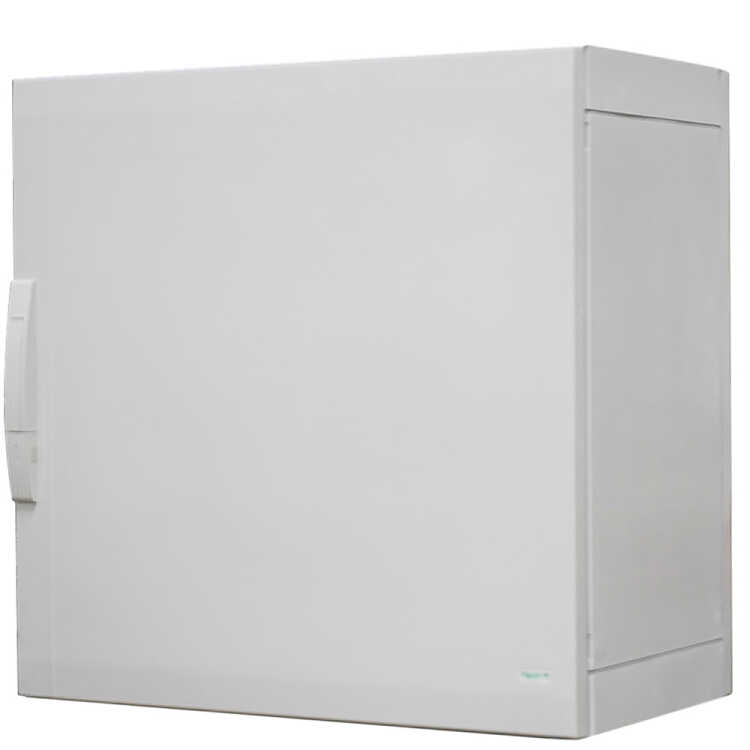 19"-Outdoor-Netzwerkschrank - PLA - SCHNEIDER ELECTRIC - Polyester - 12 HE - BT 750x620 mm - Fronttür - Rückwand - IP65 - lichtgrau