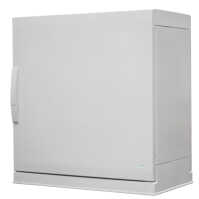 19"-Outdoor-Netzwerkschrank SCHNEIDER ELECTRIC - Polyester - 12 HE - BT 750x620 mm - Geschlossene Tür - IP54 - lichtgrau