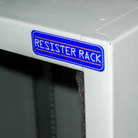 19"-Schrank RESISTER RACK aktiv - erhöhter Staubschutz IP50 - 15 HE - Glastür - BxT 600x800mm - Aktiv-Lüfter - lichtgrau