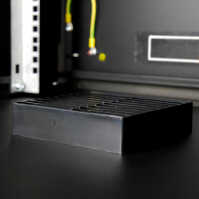 19"-Schrank RESISTER RACK - erhöhter Staubschutz IP50 - 15 HE - Glastür - BxT 600x800mm - schwarz