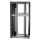Highend Serverschrank ZSERVER - 42 HE - 800x1200 mm - 1500 kg Traglast - perforierte Tür/Doppeltür - schwarz