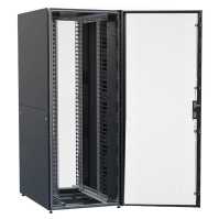 Highend Serverschrank ZSERVER - 45 HE - 800x1000 mm - 1500 kg Traglast - perforierte Tür/Doppeltür - schwarz
