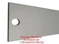 19"-Blindplatte / Montageplatte - 3 HE - Aluminium eloxiert - 3 mm Stärke