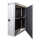 Schmaler Sicherheits-Serverschrank SR1200 L - schallgedämmt - Tiefe 1000 mm - inkl. 2 Lüfter - für SoHo, Praxis, Kanzlei - reinweiss