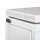 Schmaler Sicherheits-Serverschrank SR1200 L - schallgedämmt - Tiefe 1000 mm - inkl. 2 Lüfter - für SoHo, Praxis, Kanzlei - reinweiss