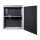 Schmaler Sicherheits-Serverschrank SR1200 L - schallgedämmt - Tiefe 1000 mm - inkl. 2 Lüfter - für SoHo, Praxis, Kanzlei - reinweiss