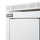 Schmaler Sicherheits-Serverschrank SR1200 L - schallgedämmt - Tiefe 1000 mm - inkl. 2 Lüfter - für SoHo, Praxis, Kanzlei - reinweiss