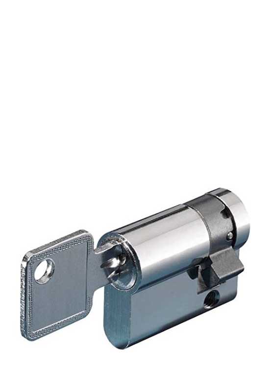Profilhalbzylinder für IS-1 Colocation mit Schließung EK333 - 1x Zylinder mit einem Schlüssel - Schließdaumen federbelastet seitlich