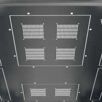 19"-Serverschrank SZB IT - 24 HE - 800 x 1000mm - Sichttür - Vollblechtür - schwarz