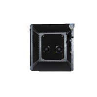 Kleiner schallgedämmter 19"-Serverschrank RCA von TRITON - 12 HE - 600x1000 mm - 2x Lüfter Silence Noctua - lichtgrau