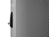 19"-Serverschrank PX Rack SCHÄFER - BxT 600 x 1000 mm - 25 HE - perforierte Türen - lichtgrau