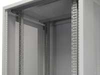 19"-Serverschrank PX Rack SCHÄFER - BxT 800 x 1000 mm - 25 HE - perforierte Türen - lichtgrau