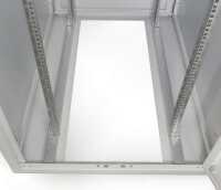 19"-Netzwerkschrank PX Rack SCHÄFER - BxT 800 x 600 mm - 25 HE - Sichttür/Rückwand - lichtgrau