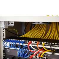 19"-Wandverteiler TAUNUS von IT-BUDGET - 6 HE - 450 mm Tiefe - Vollblechtür - Schloss - lichtgrau