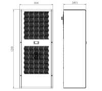 Cosmotec/Stulz CVE30002208000 Seitenanbau-Kühlgerät - 230 V - Kühlleistung 3000 W