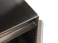 19"-Netzwerkschrank Edelstahl - für Chemie-, Gastro-, Lebensmittel-Bereich - 4 HE Vertikaleinbau - HBT 600x600x300 mm