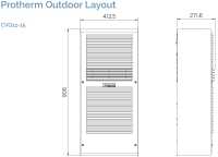 Cosmotec/Stulz CVO15002208000 PROTHERM Outdoor Seitenanbau-Kühlgerät - IP54 - 230 V - 1500 W Kühlleistung