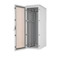 19"-Netzwerkschrank RIE von TRITON - Schutzgrad IP54 - 42 HE - BxT 600 x 600 mm - Sichttür - RückWand - lichtgrau