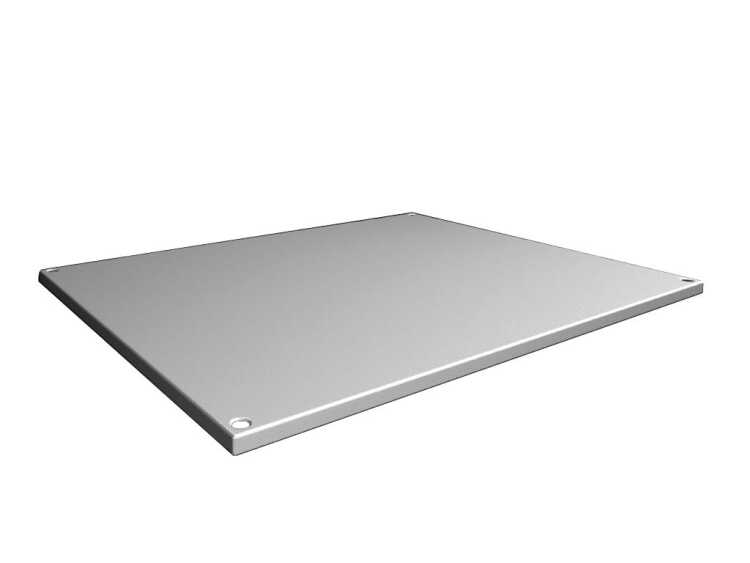 Geschlossenes Dachblech für VX IT Racks von RITTAL für Schrankmaße BxT 600x600 mm - Schutzgrad IP 55