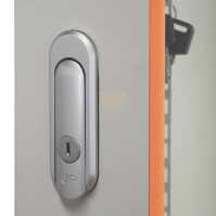 19"-Netzwerkschrank SWA von IT-BUDGET - 6 HE - BxT 570 x 450 mm - Sichttür - Seiten abnehmbar - Wand- + Standmontage - lichtgrau