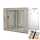 19"-Netzwerkschrank SWA von IT-BUDGET - 6 HE - BxT 570 x 450 mm - Sichttür - Seiten abnehmbar - Wand- + Standmontage - lichtgrau