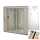 19"-Netzwerkschrank SWA von IT-BUDGET - 9 HE - BxT 570 x 450 mm - Sichttür - Seiten abnehmbar - Wand- + Standmontage - lichtgrau