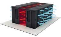 Kaltgang-Warmgang-Einhausung Data Box - 2 Reihen á 8 Serverschränke SZB IT - 42 HE - 700 x 1000 mm - perf. Türen - schwarz