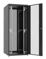 Kaltgang-Warmgang-Einhausung Data Box - 2 Reihen á 4 Serverschränke SZB IT - 42 HE - 700 x 1000 mm - perf. Türen - schwarz