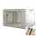 19"-Netzwerkschrank SWA - 4 HE - BxT 570 x 350 mm - Sichttür - Seiten abnehmbar - Wand- + Standmontage - Zubehör-Set - lichtgrau
