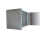 19"-Netzwerkschrank SWA - 4 HE - BxT 570 x 350 mm - Sichttür - Seiten abnehmbar - Wand- + Standmontage - Zubehör-Set - lichtgrau
