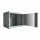 19"-Netzwerkschrank SWA von IT-BUDGET - 4 HE - BxT 570 x 350 mm - Sichttür - Seiten abnehmbar - Wand- + Standmontage - lichtgrau