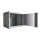 19"-Netzwerkschrank SWA von IT-BUDGET - 12 HE - BxT 570 x 600 mm - Sichttür - Seiten abnehmbar - Wand- + Standmontage - lichtgrau